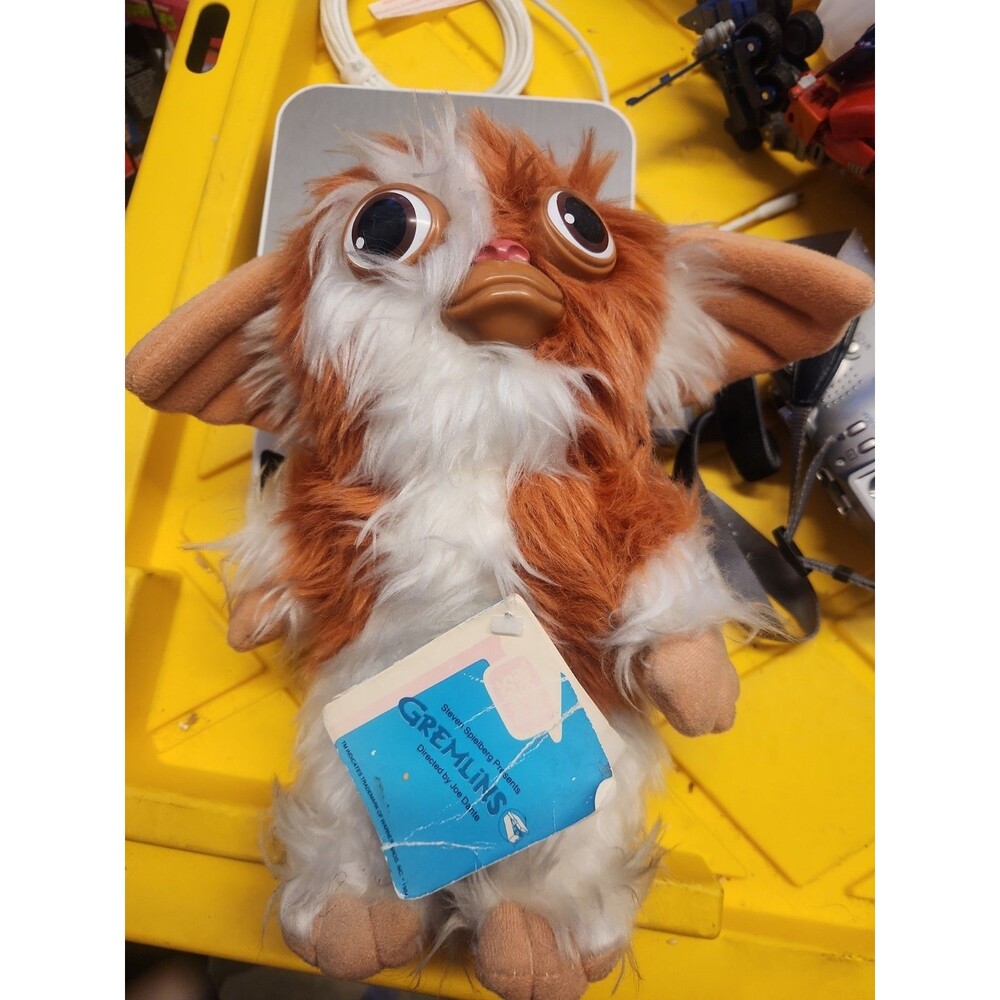 New NWT 1984 Hasbro Softies GREMLINS GIZMO Mogwai Plush Squeaks